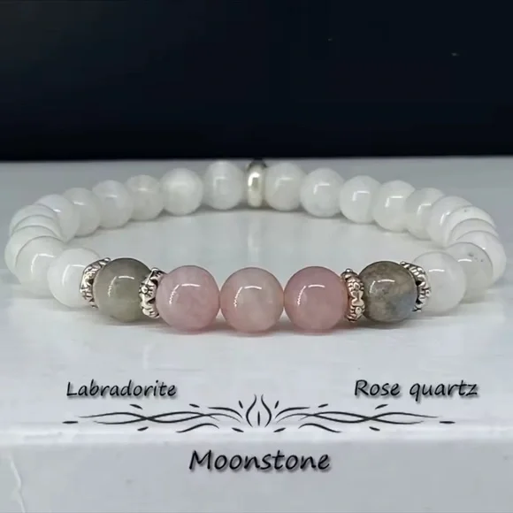 Healing Crystal Beaded Bracelet Natural Bracelet - Picture 7 of 9